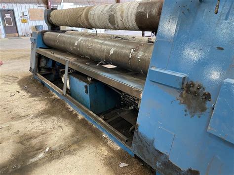 KUMLA PYRAMID PLATE ROLLS MODEL PV7H, 120 IN ROLLS X 12.58 IN DIA, 3000 ...