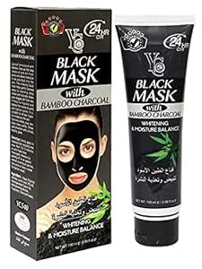 Buy YC Activated Bamboo Charcoal Black Mask Enriched With Bamboo ...