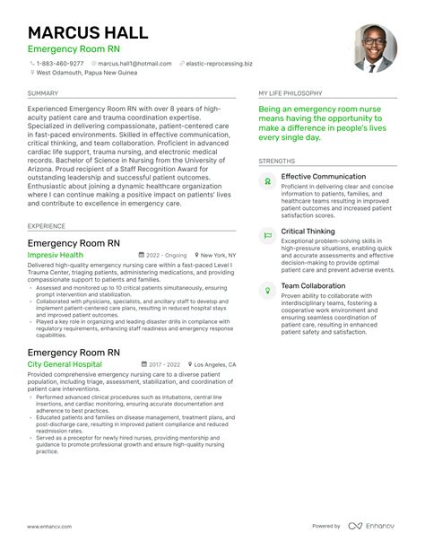 3 Successful Emergency Room RN Resume Examples And Writing Tips for 2024