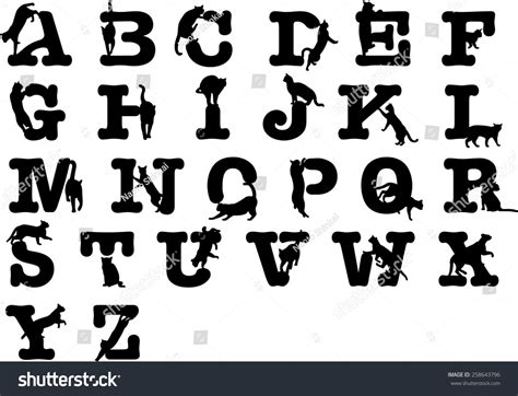 Alphabet Silhouette