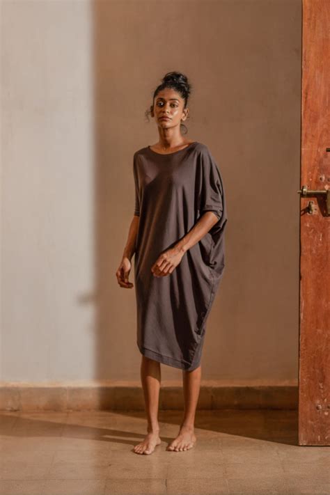 Charcoal Dress - Sustainable Clothes for Women - No Nasties