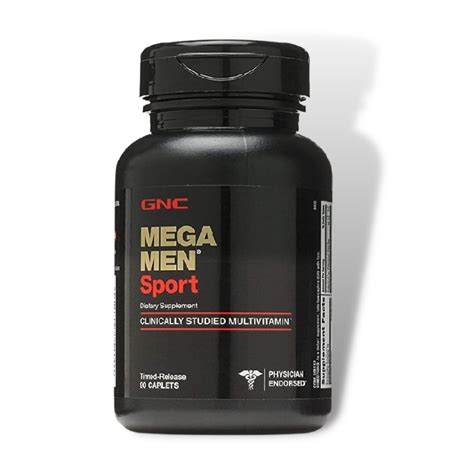 GNC Mega Men Sport Multivitamin 60 Caplets – The Muscle Kart