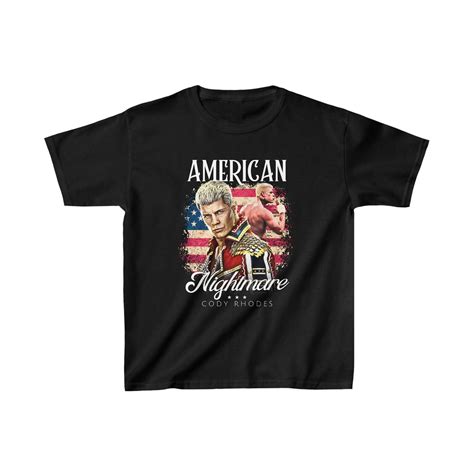 Cody Rhodes Kids Shirt the American Nightmare Cody Rhodes Children T ...