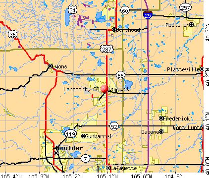 Longmont Co Zip Code Map - Oconto County Plat Map