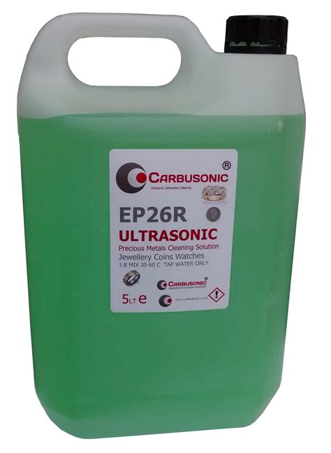 Buy Ultrasonic Cleaning Fluid Solution Oxidation Remover 5lt ...