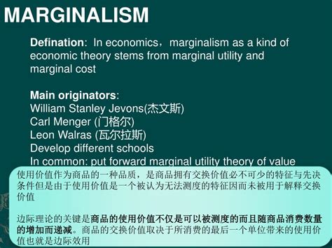 Marginalism Definition