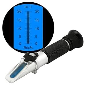 Erma Professional Brix Refractometer 0-20% Accurate Portable Meter ...