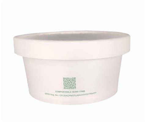 Compostable Paper Food Container - Alpha Eco 320ml Compostable Paper ...