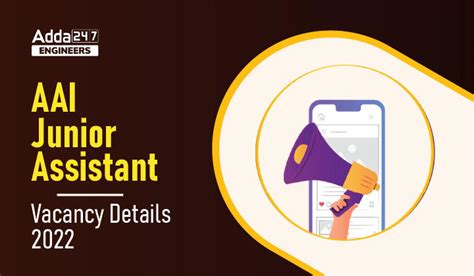 AAI Junior Assistant Vacancy Details 2022, Check Detailed Vacancy For AAI