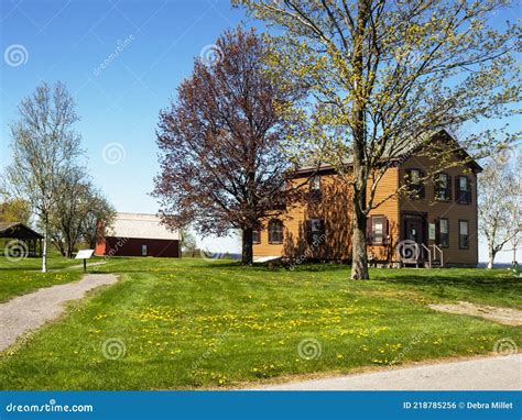 Grounds of Sackets Harbor Battlefield Editorial Photo - Image of ...