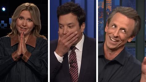Late-Night Talk Show Hosts Continue to React to Harris Trump Debate ...