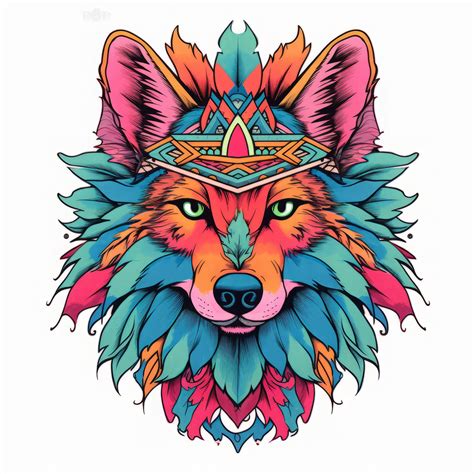 Native American Wolves Clip Art Designs HD PNG Image Bundle - for T ...