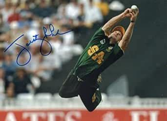 Original Autographed Photo of South African Cricketer Jonty Rhodes ...