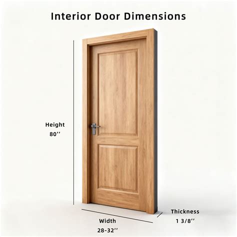Standard Door Dimensions | Comprehensive Size Chart for Interior ...
