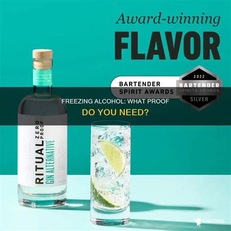 Freezing Alcohol: What Proof Do You Need? | CyAlcohol