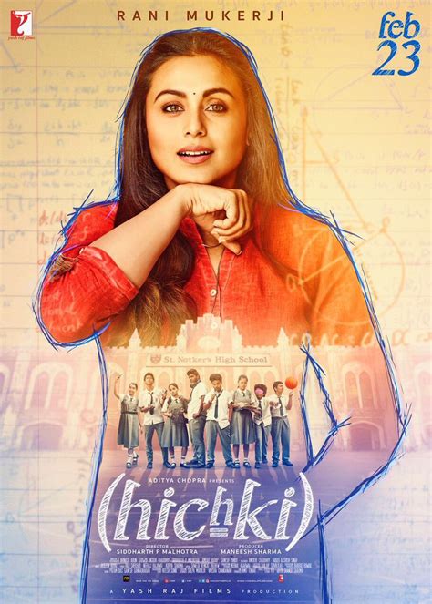 Rani Mukerji's Hichki movie poster - Photos,Images,Gallery - 80119