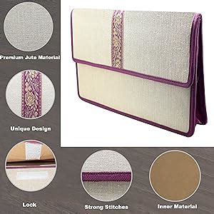 Shuban Eco-Friendly Jute Bag File Folders For Certificates And ...