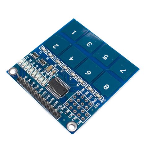 Buy TTP226 - 8 Channel Capacitive Touch Sensor Module at HNHCart.com