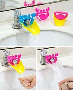 Qweezer 5 Piece Faucet Sink Handle Extender for Children-Baby Bathroom ...