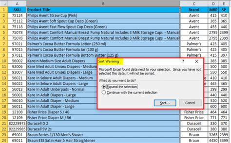 How Do I Sort a Column in Excel 的图像结果