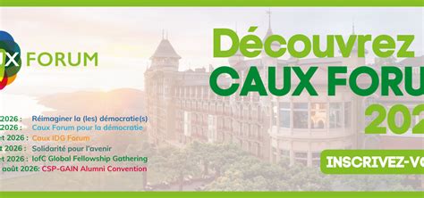 CAUX FORUM 2026