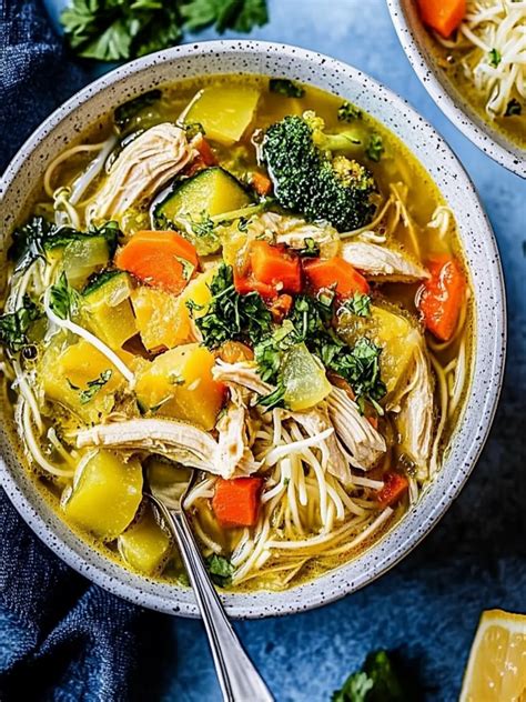 Irresistible Healing Turmeric Chicken Noodle Soup Recipe