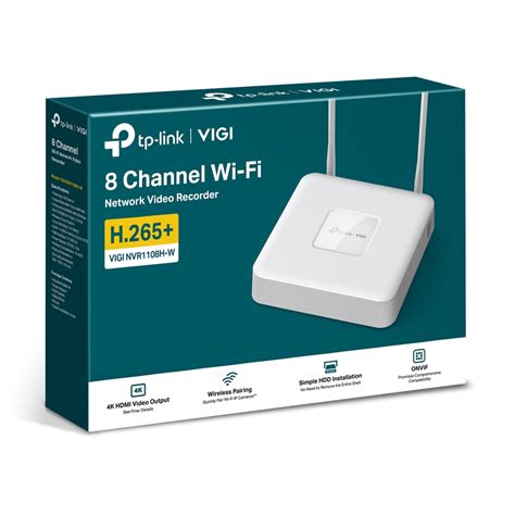 VIGI NVR1108H-W | VIGI 8 Channel Wi-Fi Network Video Recorder | TP-Link ...