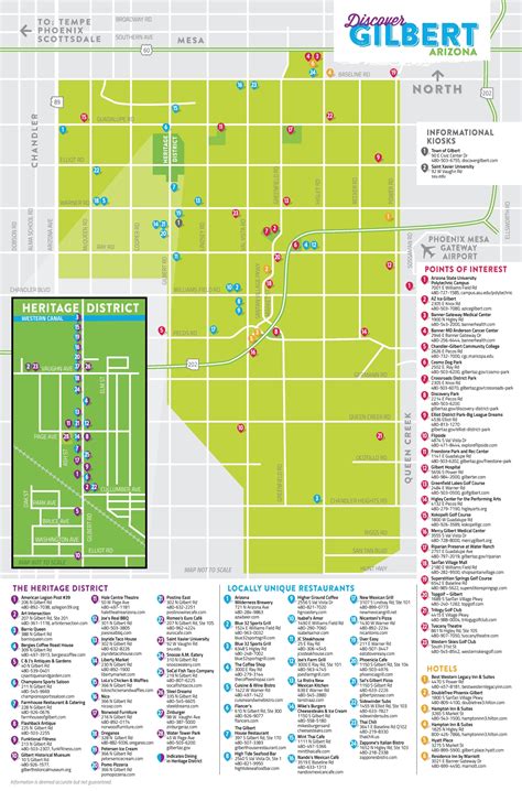 Gilbert tourist map - Ontheworldmap.com