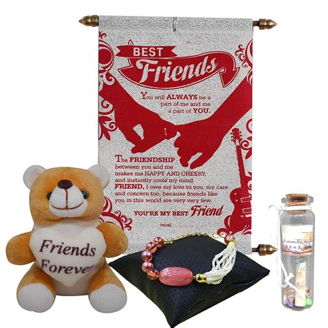 Saugat Traders Best Gift for Friend - Scroll Card, Soft Toy, Message ...