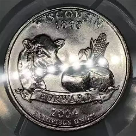 2004-D State Quarter PCGS MS-65 Wisconsin - Extra Leaf Low - Old Pueblo ...