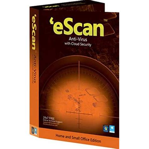 eScan AntiVirus with Cloud Security 1 User 1 Year Price in India, Specs ...