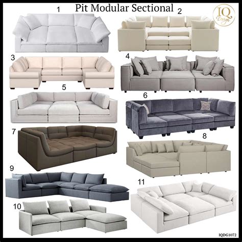 11 Modular Pit Sectionals That'll Make You Want To Stay Home In 2023 ...
