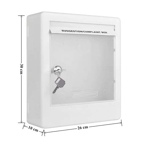 Plantex Virgin Plastic Wall Mount Suggestion Box/Complaint Box/Letter ...