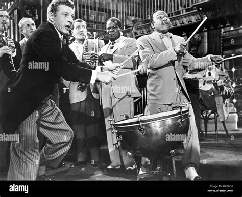 A SONG IS BORN, from left: Danny Kaye (front), Benny Goodman, Tommy ...