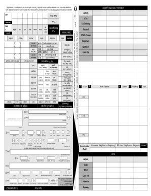 Fillable Online ifrfp22-ICAO. IFR Flight Planning Form Fax Email Print ...