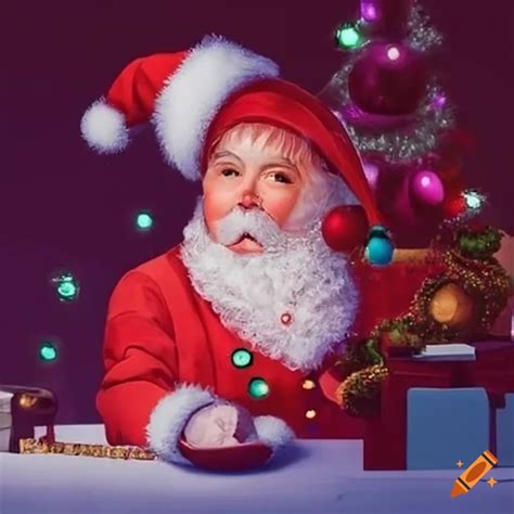 Minimalist Christmas decoration on Craiyon