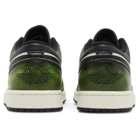 Nike Air Jordan 1 Low White Black Green - Dutchsteps