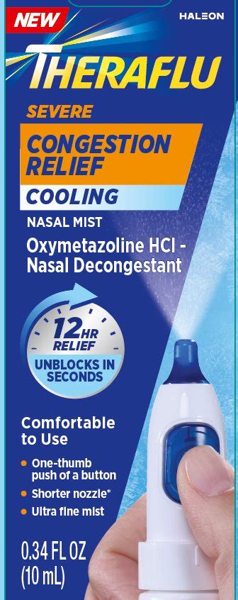 DailyMed - THERAFLU SEVERE CONGESTION RELIEF COOLING NASAL MIST ...