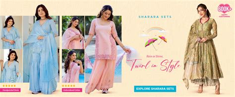 Ethnic Wear - Buy Indian Ethnic Wear for Women & Girls Online - Aachho