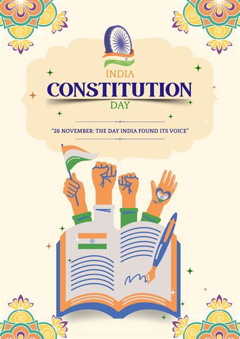 Free Indian Constitution Day Poster Design Templates | Canva