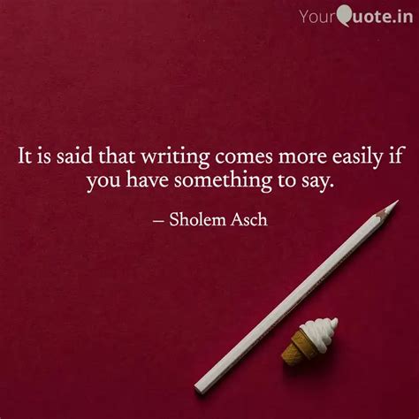 It is said that writing c... | Quotes & Writings by YourQuote Baba ...