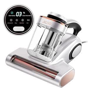JIGOO Bed Vacuum Cleaner with Dust Sensor, Mattress Vacuum Cleaner with ...