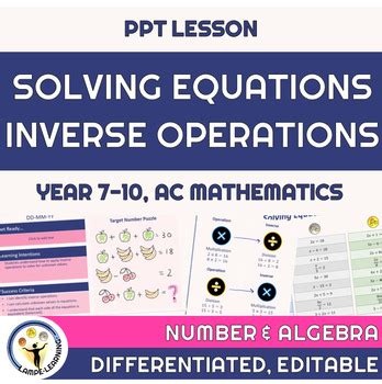 Solving Equations with Inverse Operations 的图像结果