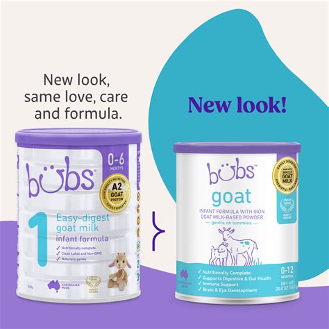 Bubs Goat Milk Powder Baby Formula with Iron for 0 to 12 Months, 20 oz ...