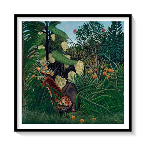 Buy Fight between tiger and buffalo, Henri Rousseau Painting – Dessine Art