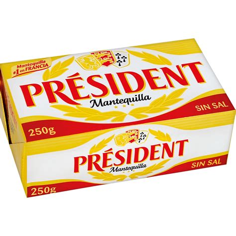 Comprar Mantequilla francesa pastilla 250 g · PRESIDENT · Supermercado ...