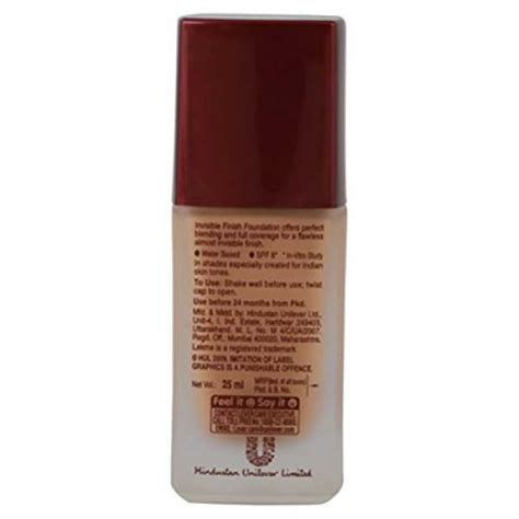 Lakme Invisible Finish Foundation (Shade - 2) Price in India, Specs ...