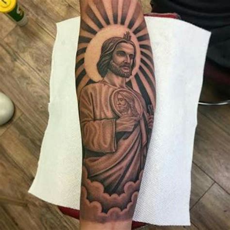 Tatuajes de San Judas Tadeo en el pie - Fotos de amor & Imagenes de amor