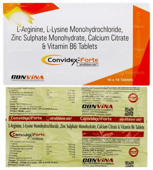 Convidex Forte Tablet 10 - Uses, Side Effects, Dosage, Price | Truemeds