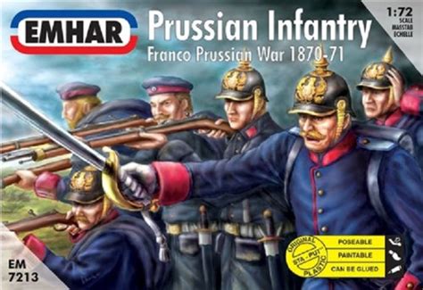 Buy Emhar Models Prussian Infantry Franco Prussian War 1870-71 Model ...